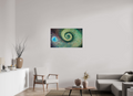 100 x 60 cm, chromaluxe hd metal print Yin Yang Big Bang Print on Aluminium