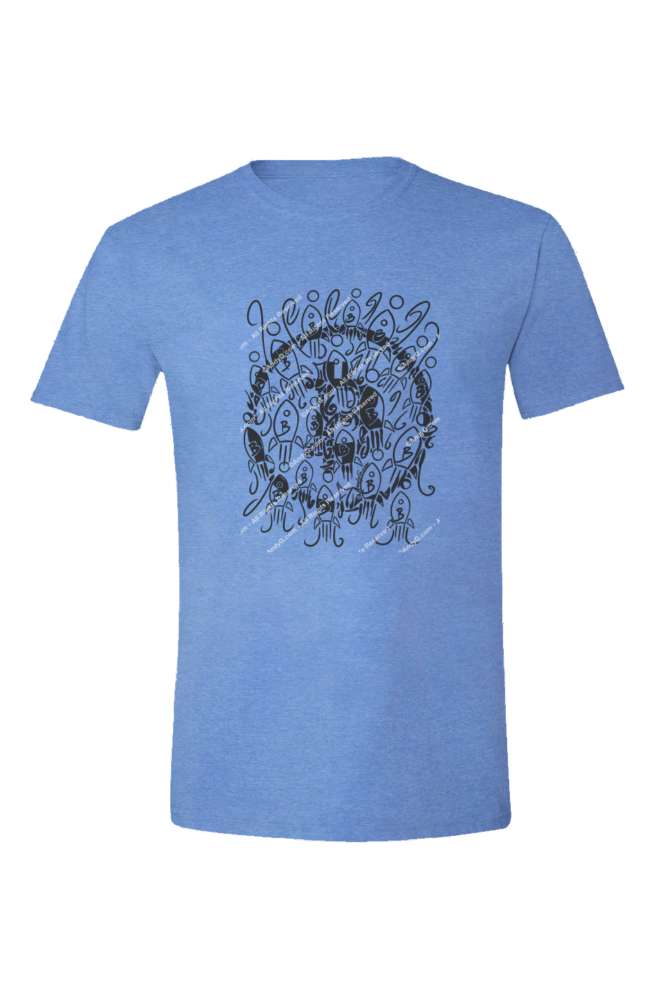 Bitcoin by AndyG on Soft Style T Shirt