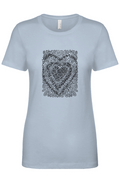 "It's all about Love" art by AndyG on Womens Boyfriend Crew
