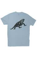 Iguana art by Pura Vida Magic on Soft Style T Shirt