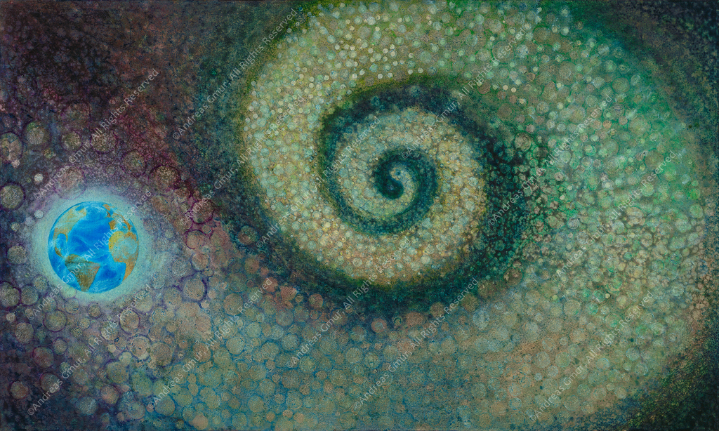 Yin Yang Big Bang Print on Aluminium